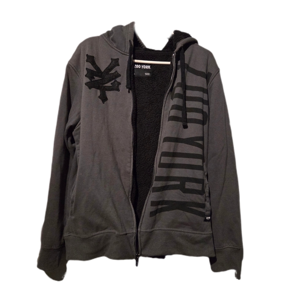 Zoo York Charcoal Hoodie with Bold Logo